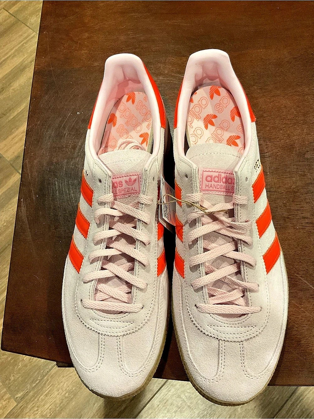 adidas Handball Spezial Sneakers Pink & Orange US 11 NWT